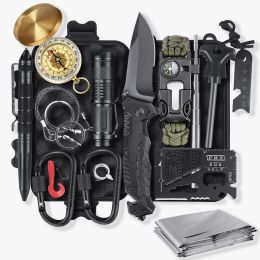 14in1 Outdoor Emergency Survival Gear Kit Camping
