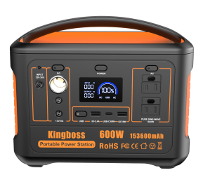 Portable Power Station 568Wh/600W Wireless Charger 15W PD Output 65W Type-C/QC 3.0/AC