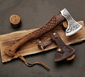 Norse Dragon Functional Medieval Viking Bearded Axe Hatchet