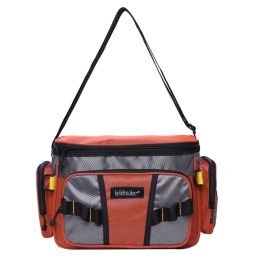 Small Fishing Tackle Storage Bag (Color: Orange)